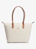 Tote shopper met logo - Creme