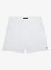 Zwemshorts met streepprint en logo - Lichtblauw