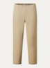 Mid waist straight fit loungebroek met steekzakken - Zand