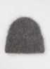 Muts in alpaca wolblend - Donkergrijs