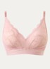 Love in Lace bralette met kant details - Lichtroze
