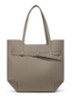 Adatto Adatto schoudertas van leer - Taupe