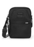 Crossbodytas met leren details - Zwart