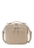Teghan crossbodytas met leren details - Beige