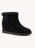 Classic Femme Mini enkellaarsje van suède - Zwart