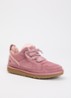 Lowmel sneaker met suede details - Abrikoos