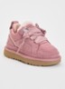 Lowmel sneaker met suède details - Koraalroze