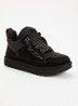 Lowmel sneaker met suède details - Zwart