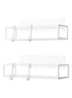 Cubiko wandplank set van 2 - Wit