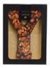 Pure chocoladeletter met noten 180 gram - Y