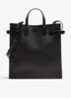 Antibes Medium handtas van kalfsleer - Zwart
