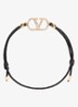 Signature armband met logo - Zwart