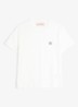 T-shirt met logoborduring - Wit