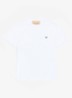 T-shirt met logoborduring - Wit