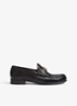 VLogo Signature loafer van leer - Zwart