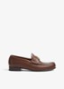 VLogo Signature loafer van leer - Bruin