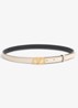 VLogo Signature riem van kalfsleer - Creme