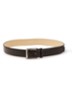 Rhett riem van leer - Donkerbruin