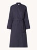 Biarritz badjas met structuur - unisex - Blauw