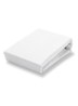 Hoeslaken van katoen jersey, hoekhoogte 24 cm - Wit