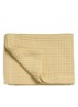 Home 71 plaid met wafelstructuur - Geel