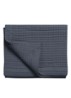 Home 71 plaid met wafelstructuur - Blauw