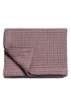 Home 71 plaid met wafelstructuur - Paars