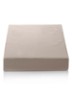 Jersey Supreme hoeslaken van katoenjersey, hoekhoogte 30 cm - Zand