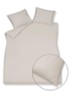 Satin Luxe dekbedovertrekset van katoensatijn 300TC - inclusief kussenslopen - Creme