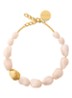 Big Pearl ketting - Latte marble