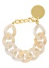 Flat Chain armband - Gebroken wit