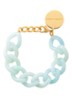 Mini Flat Chain armband - Cloud marble