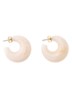 Moon oorstekers - Latte marble