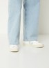 Campo sneaker van leer met suède details - Mint
