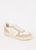 V-10 sneaker met suède details - Beige
