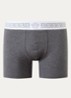 Boxershort met logoband - Donkergrijs