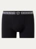 Boxershort van katoen met logoband - Zwart