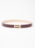 Riem van kalfsleer - Bruin