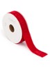 Velvet Christmas kerstlint 5 meter x 25 mm - Rood