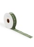 Velvet Christmas kerstlint 5 meter x 25 mm - Mosgroen