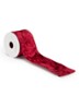 Velvet Satin Wired 3 meter x 70 mm - Cranberryrood