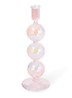 3 Bubbles kandelaar 29 cm - Lichtroze
