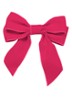 Velvet bow with clip set of 2 pink 20cm - Roze