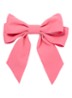 Velvet bow with clip set of 2 pink 20cm - Lichtroze