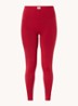 Aurora high waist legging - Donkerrood