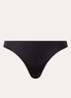 Contour string met kant - Zwart
