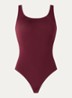 Jamaika stringbody met glanzende finish - Bordeauxrood