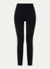 Perfect Fit legging van jersey - Diepzwart