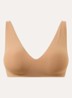 Pure 3W Skin naadloze bralette - Camel