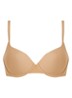 Pure naadloze voorgevormde bh - Camel